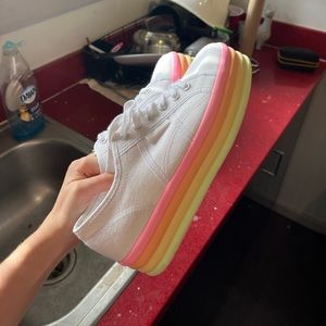Colorful platform Superga sneakers